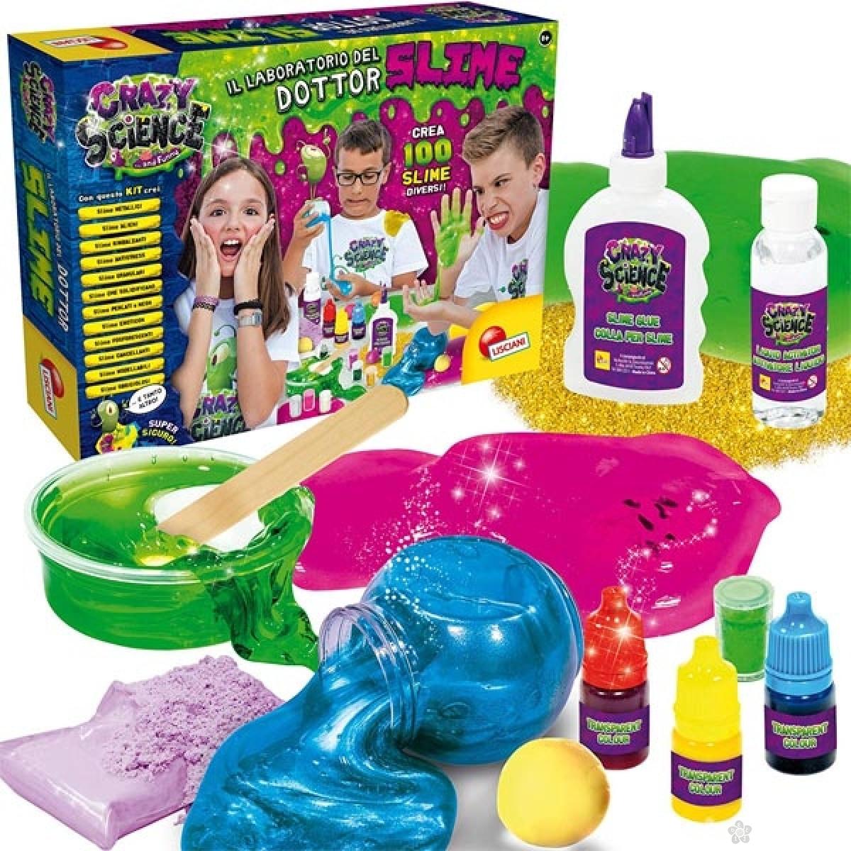 Velika Laboratorija Crazy Science Slime 