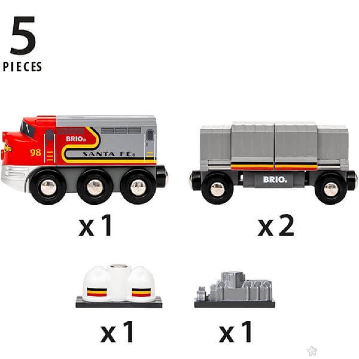 Vozovi Sveta – Santa Fe Voz SAD BR36089 