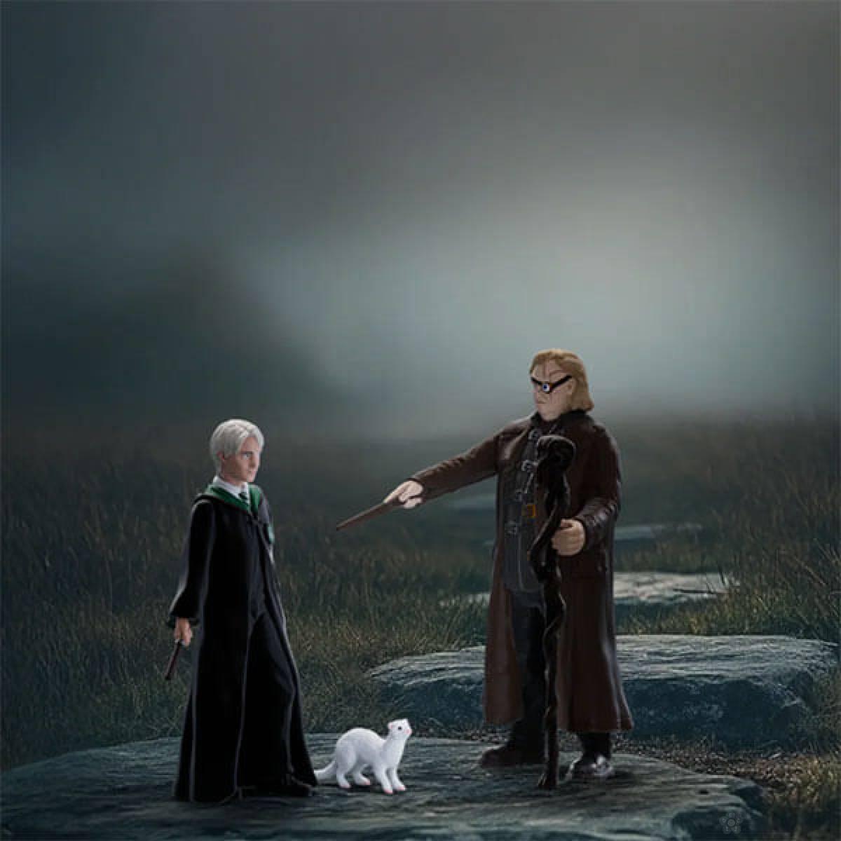 Wizarding World Mad-Eye Moody & Draco Malfoy with Ferret 14907 